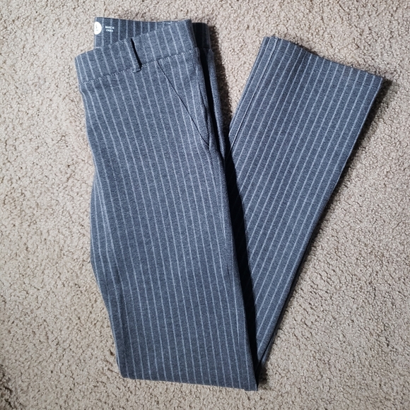 Betabrand Pinstripe Dress Pant Yoga Pant- Straight Leg - Picture 9 of 10